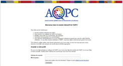 Desktop Screenshot of inscription.aqpc.qc.ca